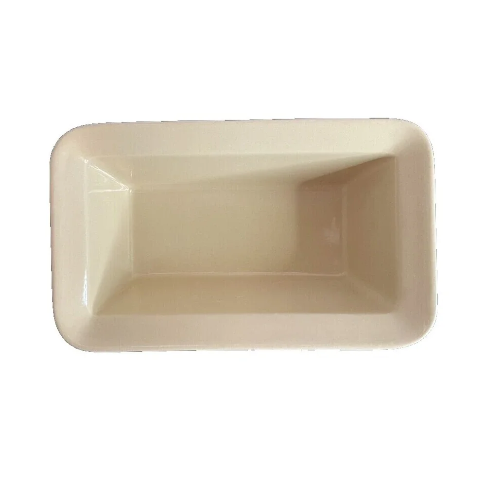 Tastefully Simple Ceramic Mini Loaf Pan  7.75L x 4.5W